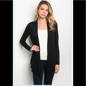 shelly | Lightweight Black Kimono Cardigan 👘